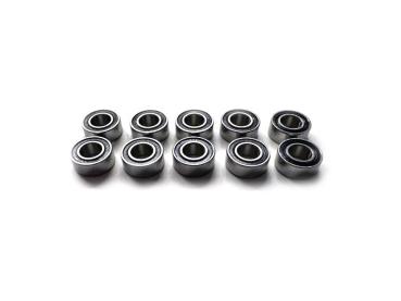 Kugellager 5x10x4, rostfrei, geölt, Gummi Dichtung (10)